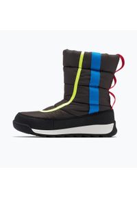 sorel - Śniegowce dziecięce Sorel Outh Whitney II Puffy Mid. Kolor: czarny. Sezon: zima. Sport: turystyka piesza