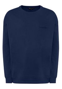 TOMMY HILFIGER - Tommy Hilfiger Bluza Terry UM0UM03910 Granatowy Regular Fit. Kolor: niebieski. Materiał: bawełna #2