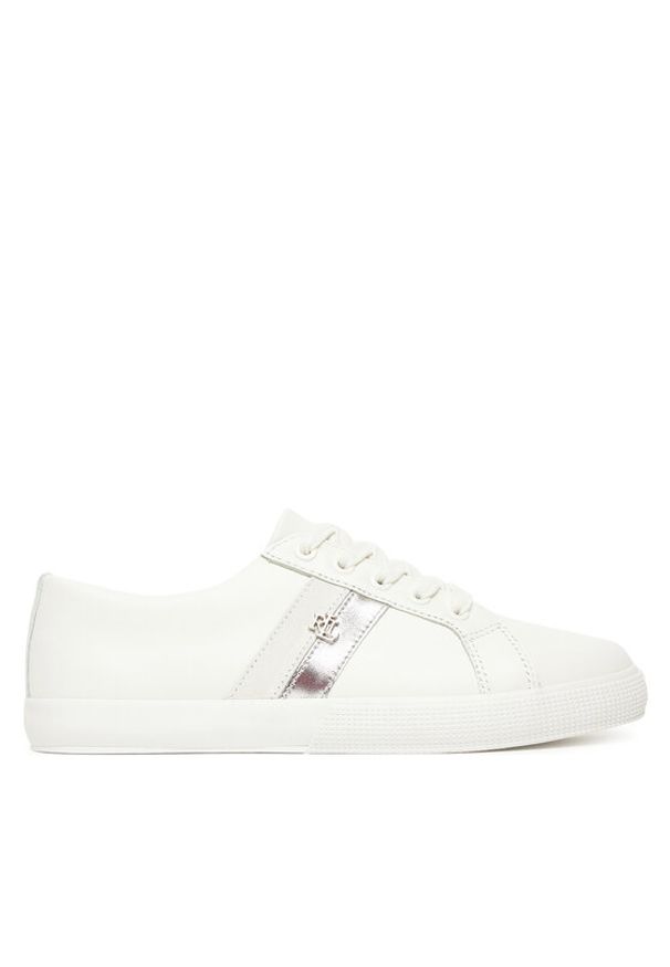 Lauren Ralph Lauren - LAUREN RALPH LAUREN Sneakersy Janson II 802979186001 Biały. Kolor: biały. Materiał: skóra