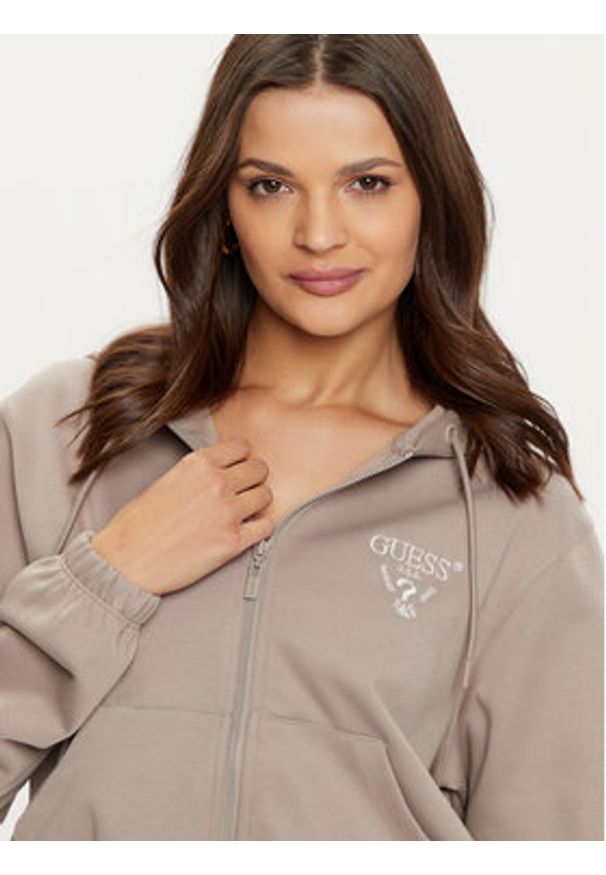 Guess Bluza V5RQ20 KC3D2 Szary Regular Fit. Kolor: szary. Materiał: syntetyk