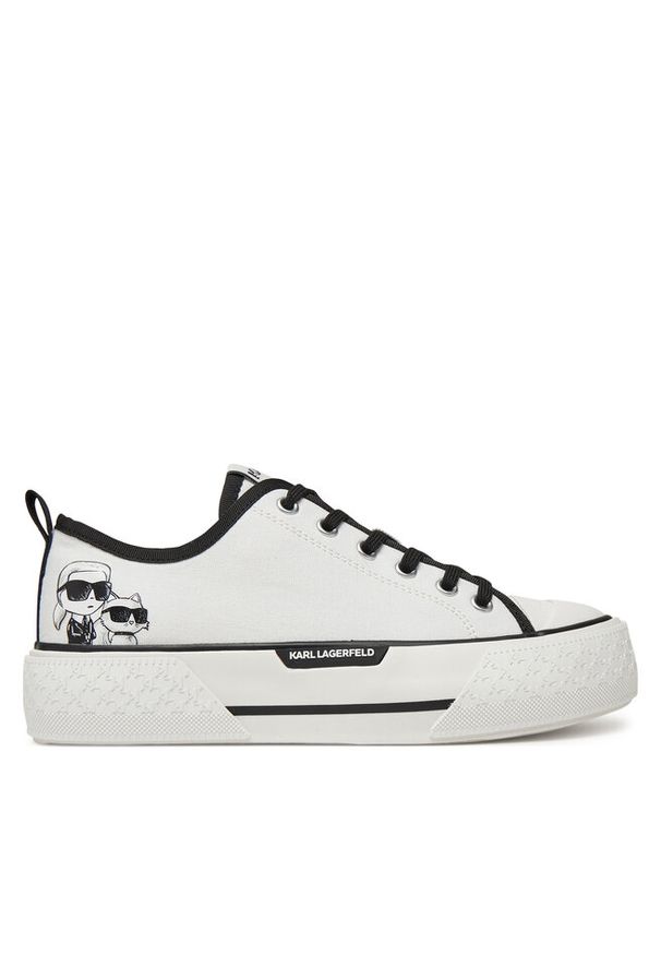 Karl Lagerfeld - Trampki KARL LAGERFELD. Kolor: biały