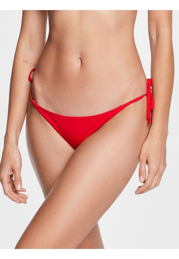 Hugo Dół od bikini 50486322 Różowy Slim Fit. Kolor: różowy. Materiał: syntetyk