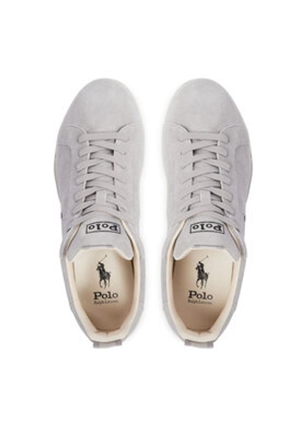 Polo Ralph Lauren Sneakersy 809P13080002 Szary. Kolor: szary. Materiał: skóra, zamsz