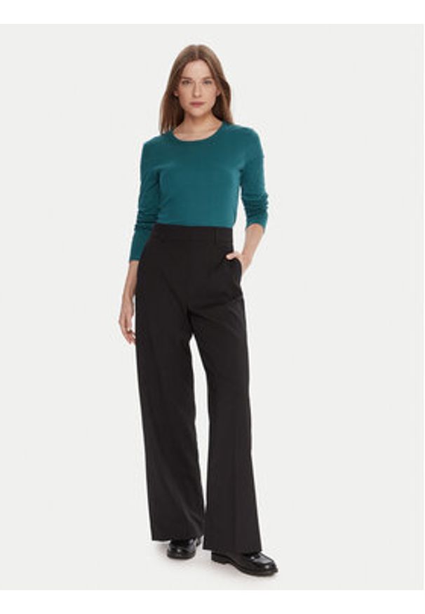 United Colors of Benetton - United Colors Of Benetton Bluzka 3GA2E16F9 Niebieski Regular Fit. Kolor: niebieski. Materiał: bawełna