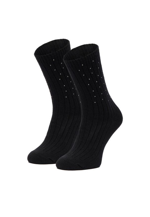 Nine West Skarpety długie CEO_LA_NW_17636_W_AW25 (1-PACK) Czarny. Kolor: czarny. Materiał: poliamid, nylon