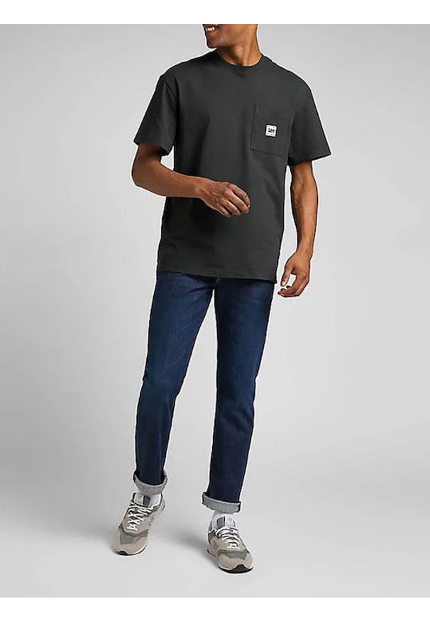 Lee - LEE BROOKLYN MĘSKIE SPODNIE JEANSOWE STRAIGHT DEEP WATER L452PXEE 112322230