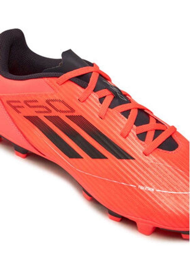 Adidas - adidas Buty do piłki nożnej F50 Club FxG IE0613 Czerwony. Kolor: czerwony. Materiał: skóra
