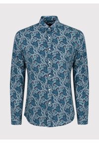 Pako Lorente - PAKO LORENTE – Koszula męska we wzór paisley P22WF-1X-029-S-S. Typ kołnierza: kołnierzyk klasyczny. Materiał: bawełna, elastan. Długość rękawa: długi rękaw. Długość: długie. Wzór: paisley. Styl: klasyczny #3