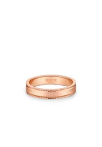 W.KRUK - Obrączka ślubna złota DAVOS damska. Materiał: złote. Kolor: złoty. Wzór: gładki #1