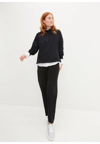 bonprix - Bluza z kapturem oversized. Typ kołnierza: kaptur. Kolor: czarny