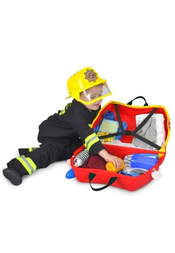 Trunki Wóz strażacki Frank TRU-0254. Materiał: guma. Styl: młodzieżowy, wakacyjny