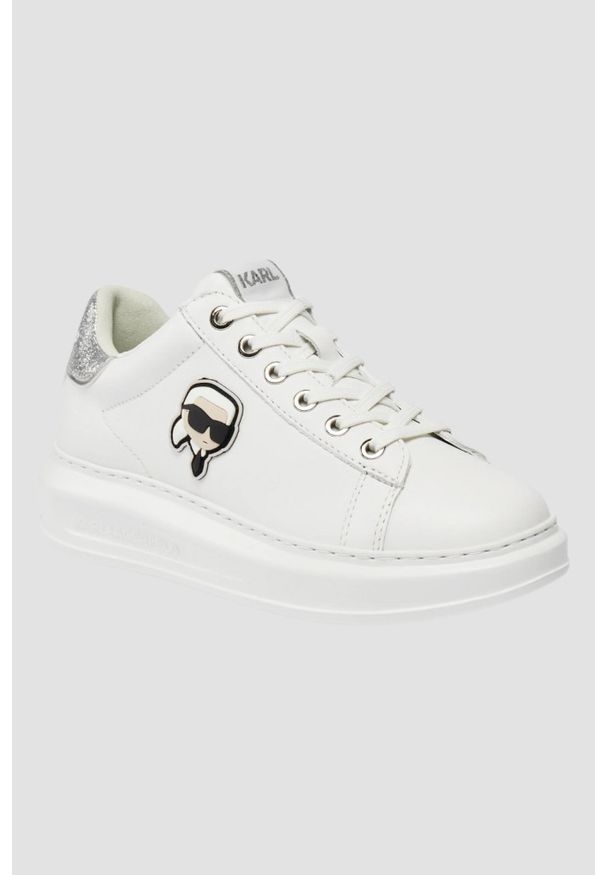Karl Lagerfeld - KARL LAGERFELD Białe sneakersy Kapri Nft Lo Lace, Rozmiar 40. Kolor: biały