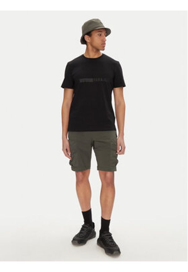 Parajumpers Szorty sportowe Irvine 25SMPMPARE06 Zielony Regular Fit. Kolor: zielony. Materiał: bawełna. Styl: sportowy