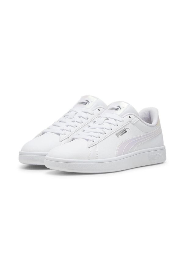 Puma - Młodzieżowe sneakersy Smash 3.0 Holo 2.0 PUMA. Kolor: biały, wielokolorowy, różowy
