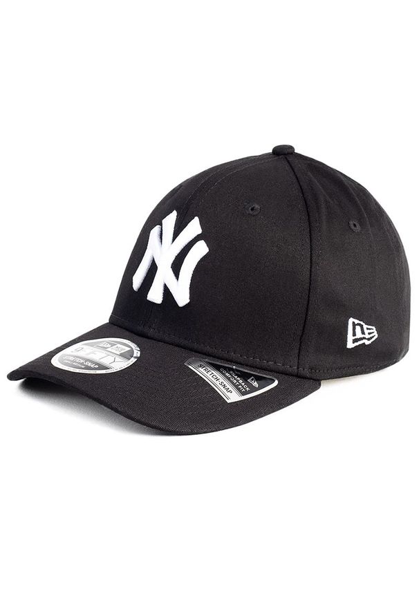 Czapka New Era 9Fifty Stretch Snap NY Yankee 11871279 - czarna. Kolor: czarny. Materiał: bawełna, elastan. Styl: klasyczny, casual