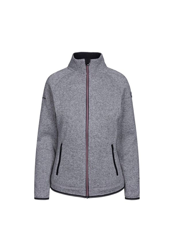 TRESPASS - Damska Bluza Polarowa Toddy AT200. Kolor: szary. Materiał: polar. Sezon: zima. Sport: turystyka piesza