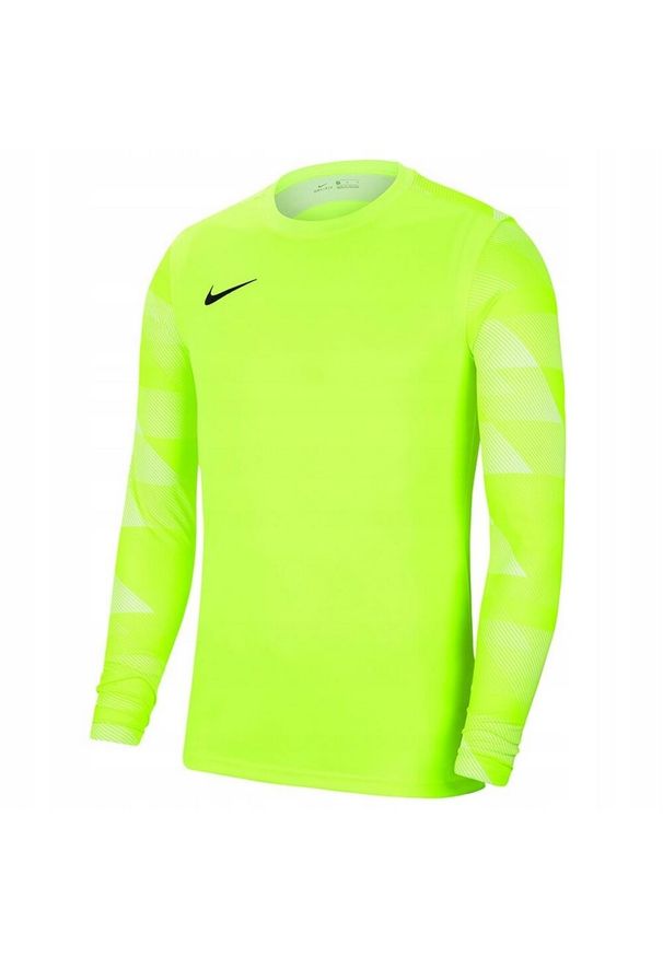 Nike - Koszulka Bramkarska Z Długim Rękawem Dla Dzieci Park IV DriFIT. Kolor: zielony. Długość rękawa: długi rękaw. Długość: długie. Sport: turystyka piesza