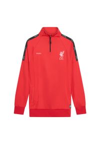 LIVERPOOL FC - Dres piłkarski dla dorosłych Liverpool 22/23. Kolor: czerwony. Materiał: dresówka. Sport: piłka nożna