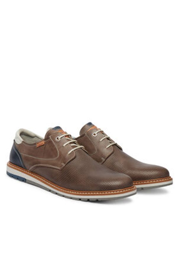 Pikolinos Półbuty Berna M8J-4322C1 Szary. Kolor: szary. Materiał: skóra