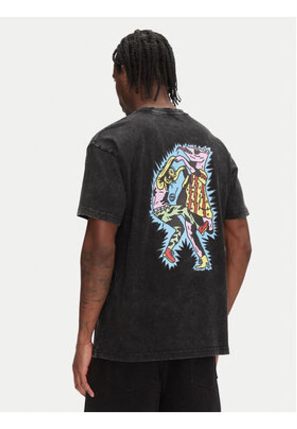 Volcom T-Shirt Bob Moleema 1 A4312553 Czarny Loose Fit. Kolor: czarny. Materiał: bawełna