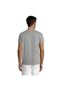 SOL'S - Koszulka Regent Melange Slim Unisex Dla Dorosłych. Kolor: szary