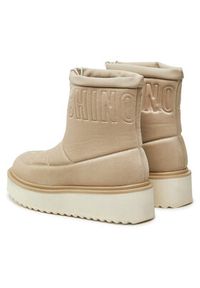 Love Moschino - LOVE MOSCHINO Botki JA24266I0LJAW026 Beżowy. Kolor: beżowy. Materiał: materiał #5