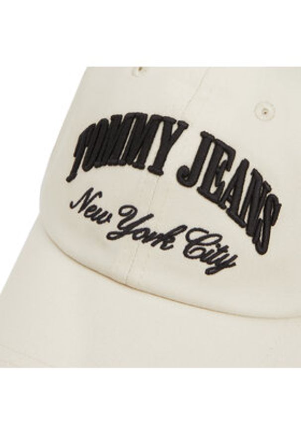 Tommy Jeans Czapka z daszkiem Hot Summer AW0AW15959 Beżowy. Kolor: beżowy. Materiał: bawełna