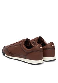 BOSS Sneakersy Nitan 50552880 Brązowy. Kolor: brązowy. Materiał: skóra #5