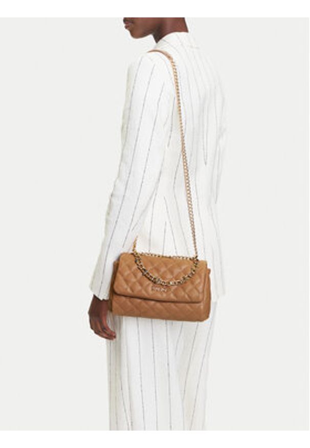 Liu Jo Torebka Ecs S Crossbody AA5127 E0015 Brązowy. Kolor: brązowy. Materiał: skórzane