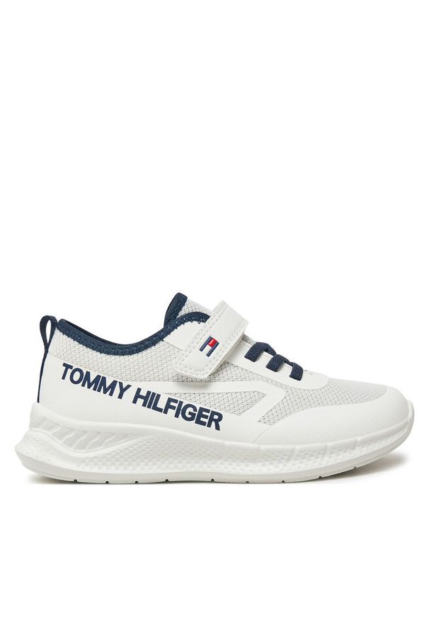 TOMMY HILFIGER - Sneakersy Tommy Hilfiger. Kolor: biały