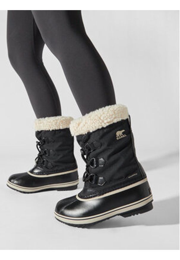 sorel - Sorel Śniegowce Yoot Pac Nylon NY1962 Czarny. Kolor: czarny. Materiał: materiał