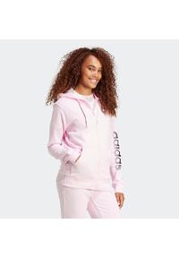 Adidas - Bluza na zamek damska ADIDAS Gym & Pilates. Materiał: włókno, bawełna. Sport: joga i pilates