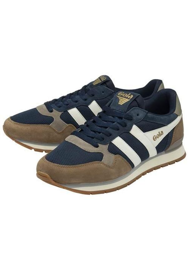 Buty do chodzenia męskie Gola Colorado. Zapięcie: sznurówki. Kolor: niebieski, wielokolorowy. Materiał: materiał, syntetyk. Szerokość cholewki: normalna. Sport: turystyka piesza