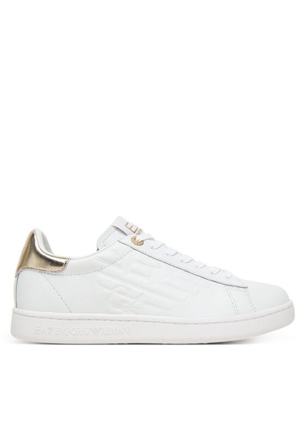 EA7 Emporio Armani Sneakersy 7X000331 AF10848 M0015 Biały. Kolor: biały. Materiał: skóra
