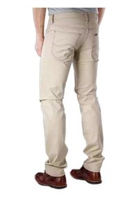 Lee - LEE DAREN ZIP FLY MĘSKIE SPODNIE MATERIAŁOWE BEIGE L707SC76 112118441. Materiał: materiał