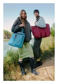 Hunter Kalosze HFW-006 Granatowy. Kolor: niebieski. Materiał: syntetyk #5