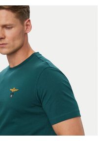 Aeronautica Militare T-Shirt 262TS1580UJ00372 Zielony ciemny Regular Fit. Kolor: zielony. Materiał: bawełna #5