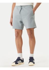 Adidas - adidas Szorty sportowe ALL SZN KC3157 Zielony Regular Fit. Kolor: zielony. Materiał: bawełna. Styl: sportowy #1