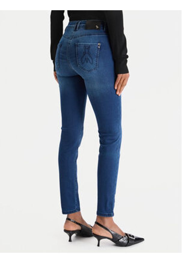 Patrizia Pepe Jeansy CP0509/D1HIB-C920 Granatowy Slim Fit. Kolor: niebieski