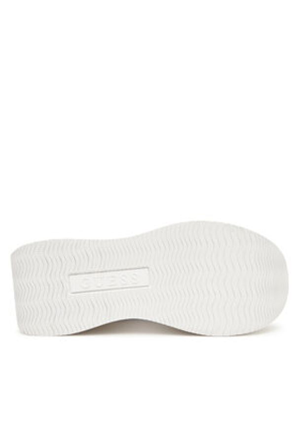 Guess Sneakersy FLTCM8 ELE12 Biały. Kolor: biały. Materiał: skóra