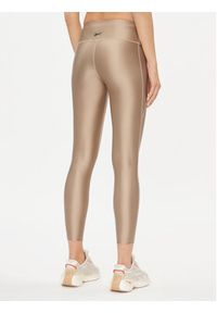 Reebok Legginsy Lux IL4583 Beżowy Tight Fit. Kolor: beżowy. Materiał: syntetyk