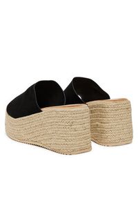DeeZee Espadryle LE601-113 Czarny. Kolor: czarny. Materiał: materiał