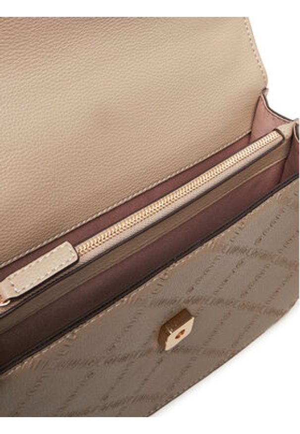 Liu Jo Torebka Ecs M Crossbody AF5055 E0538 Beżowy. Kolor: beżowy. Materiał: skórzane