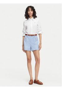 TOMMY HILFIGER - Tommy Hilfiger Koszula WW0WW47169 Biały Regular Fit. Kolor: biały. Materiał: bawełna #2