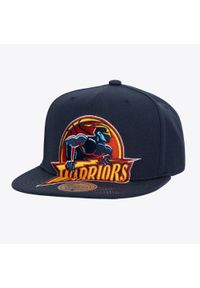 Mitchell & Ness - Czapka Golden State Warriors NBA XL Logo. Kolor: niebieski. Sezon: zima. Styl: sportowy #1
