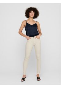 only - ONLY Jeansy 15218655 Écru Skinny Fit. Kolor: kremowy #1