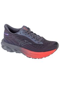 Mizuno - Buty do biegania damskie, Wave Skyrise 6. Kolor: niebieski. Model: Mizuno Wave. Sport: bieganie