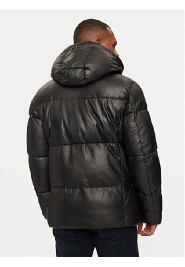 Milestone Kurtka skórzana Patrick 43104021080 Czarny Regular Fit. Kolor: czarny. Materiał: skóra