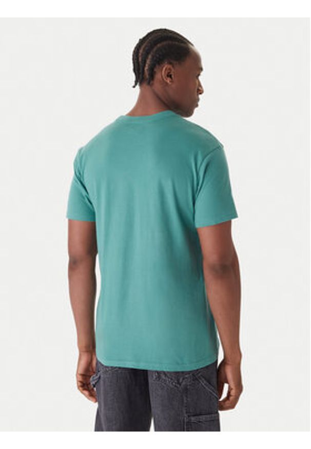 Quiksilver T-Shirt Anchor EQYZT08178 Zielony Regular Fit. Kolor: zielony. Materiał: bawełna