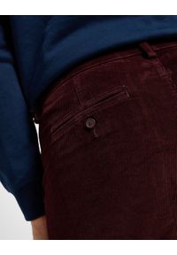 Lee - LEE MĘSKIE SPODNIE SZTRUKSOWE SLIM CHINO VELVET BEET 112355773 L71L014782 #6